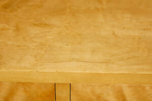 Mid Century Swedish Birch Low Open Bookcase — thumbnail 3