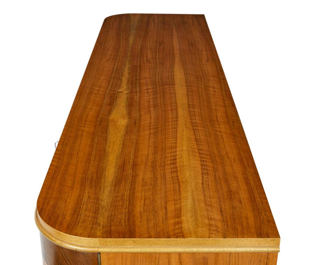 Scandinavian Mid Century Walnut and Elm Sideboard — image 4