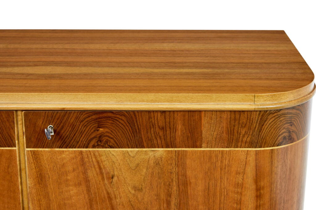 Scandinavian Mid Century Walnut and Elm Sideboard — image 2