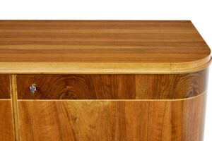 Scandinavian Mid Century Walnut and Elm Sideboard — thumbnail 2