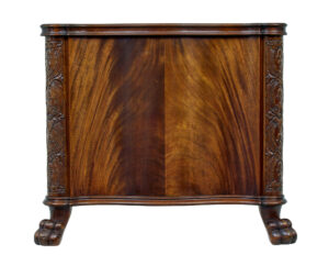 Mid 20th Century Carved Mahogany Swedish Desk — thumbnail 8