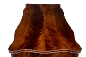 Mid 20th Century Carved Mahogany Swedish Desk — thumbnail 5