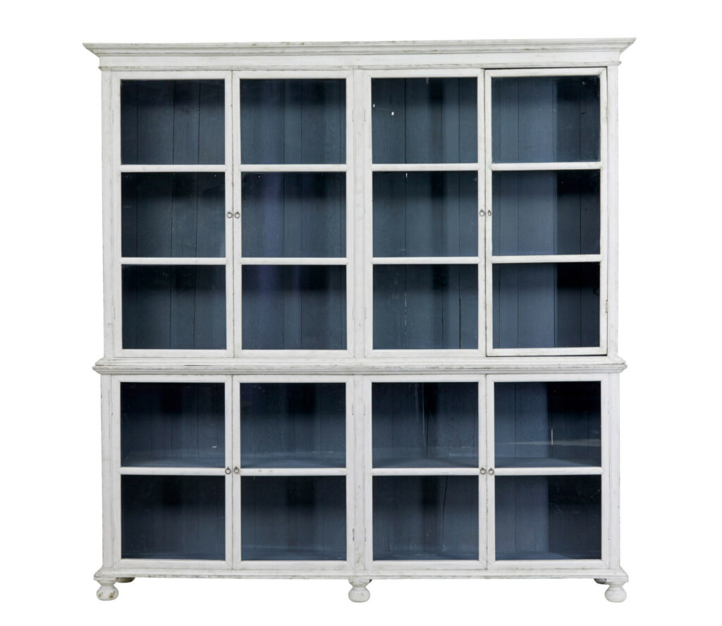 19th Century Hand Painted Glazed Cabinet — image 8