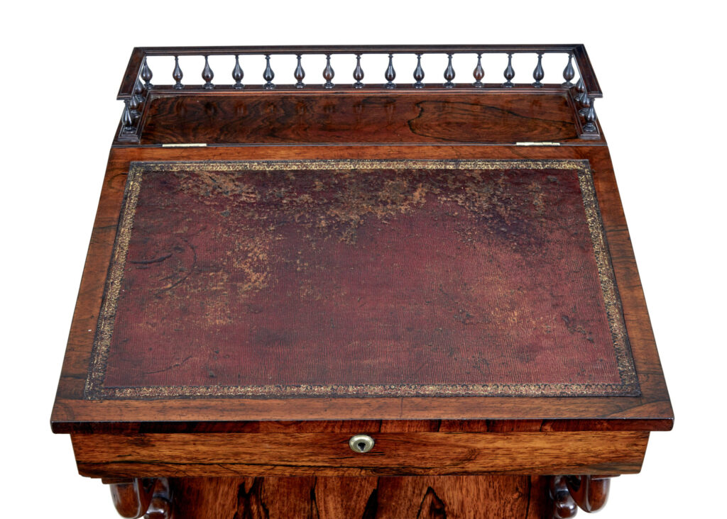Early 19th Century Regency Davenport Writing Desk — image 5