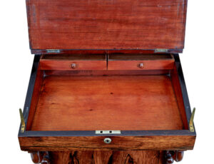 Early 19th Century Regency Davenport Writing Desk — thumbnail 4