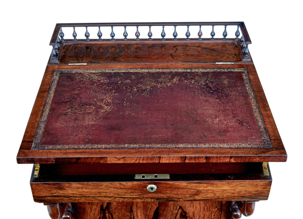 Early 19th Century Regency Davenport Writing Desk — image 3