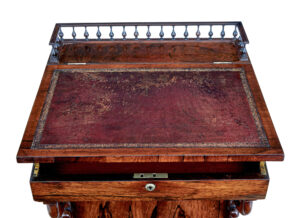 Early 19th Century Regency Davenport Writing Desk — thumbnail 3