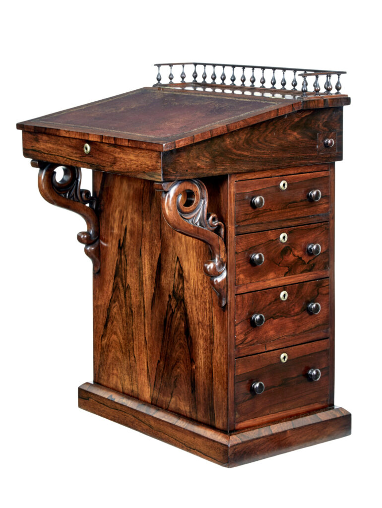 Early 19th Century Regency Davenport Writing Desk