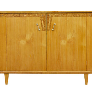 MID CENTURY SWEDISH INLAID ELM SIDEBOARD