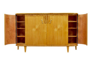 Mid Century Swedish Inlaid Elm Sideboard — thumbnail 10