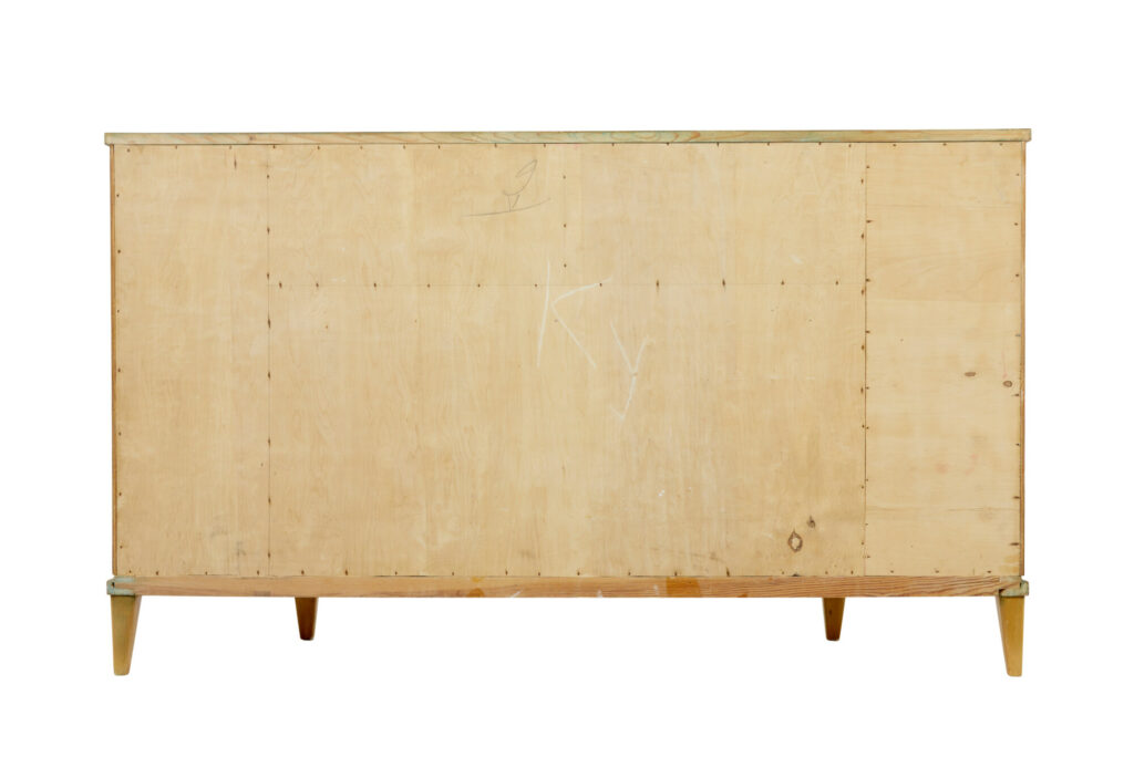 Mid Century Swedish Inlaid Elm Sideboard — image 8