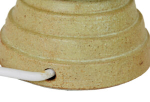 Pair of Mid Century Brutalist Ceramic Lamps by Bernard Rooke — thumbnail 3