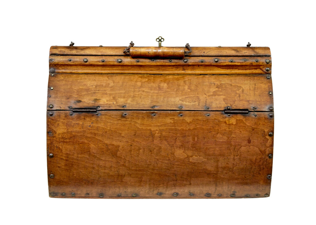 Early 20th Century Scandinavian Wooden Doctors Bag — image 3