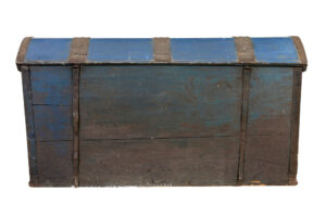 Traditional 19th Century Painted Swedish Dome Trunk — thumbnail 7