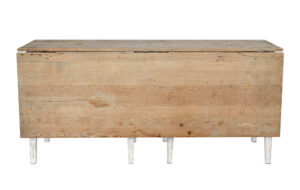 19th Century Pine Drop Leaf Kitchen Table of Large Proportions — thumbnail 2