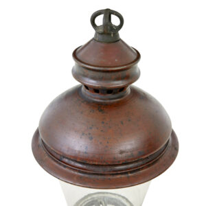 19th Century French Large Copper and Glass Lantern — thumbnail 3