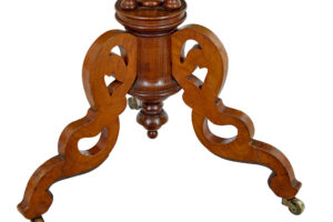 Late 19th Century Mahogany Bobbin Turned Occasional Table — thumbnail 5