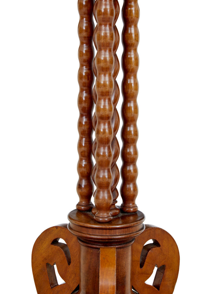 Late 19th Century Mahogany Bobbin Turned Occasional Table — image 4