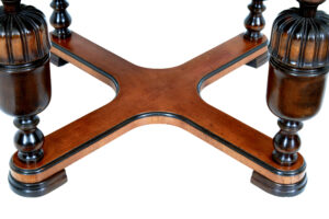 Art Deco Birch and Elm Circular Coffee Table — thumbnail 3