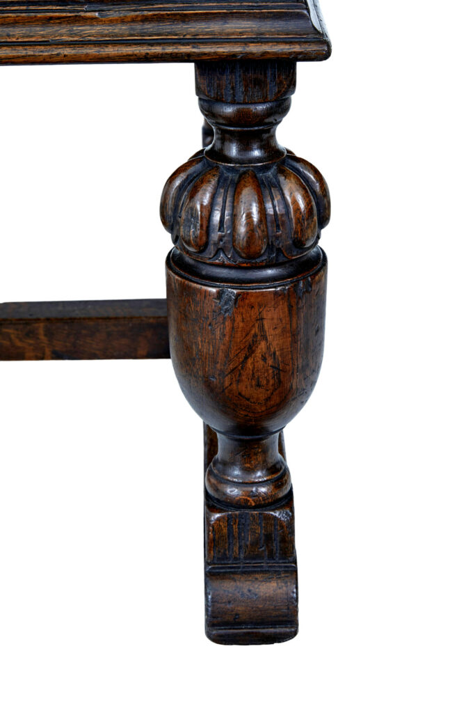 Victorian Late 19th Century Carved Oak Pedestal Desk — image 10