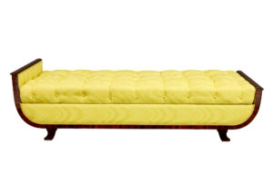 Scandinavian Art Deco Birch and Kingwood Chaise — thumbnail 9