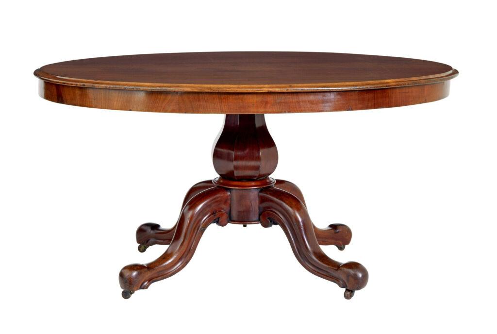 Victorian 19th Century Mahogany Breakfast Table