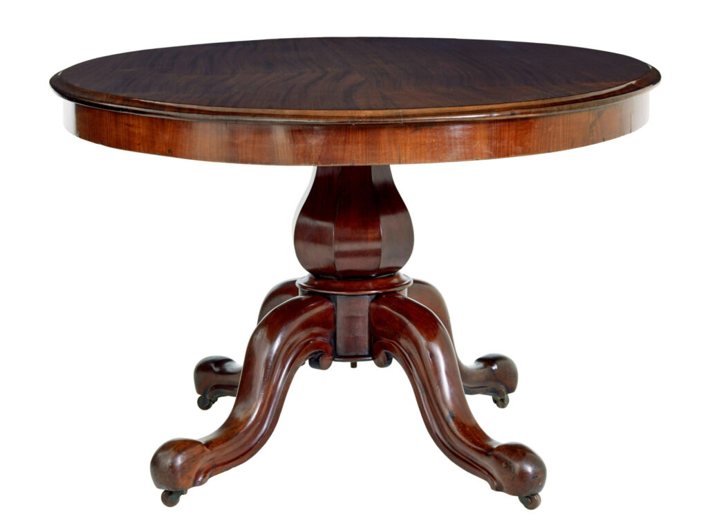 Victorian 19th Century Mahogany Breakfast Table — image 8