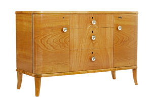 Mid Century Swedish Elm Chest of Drawers — thumbnail 5