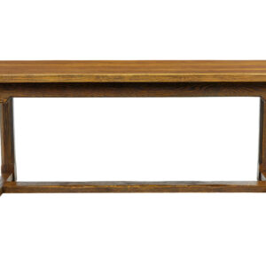ENGLISH MADE GOLDEN OAK REFECTORY DINING TABLE