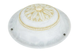 Art Deco Alabaster Pendant Light — thumbnail 3