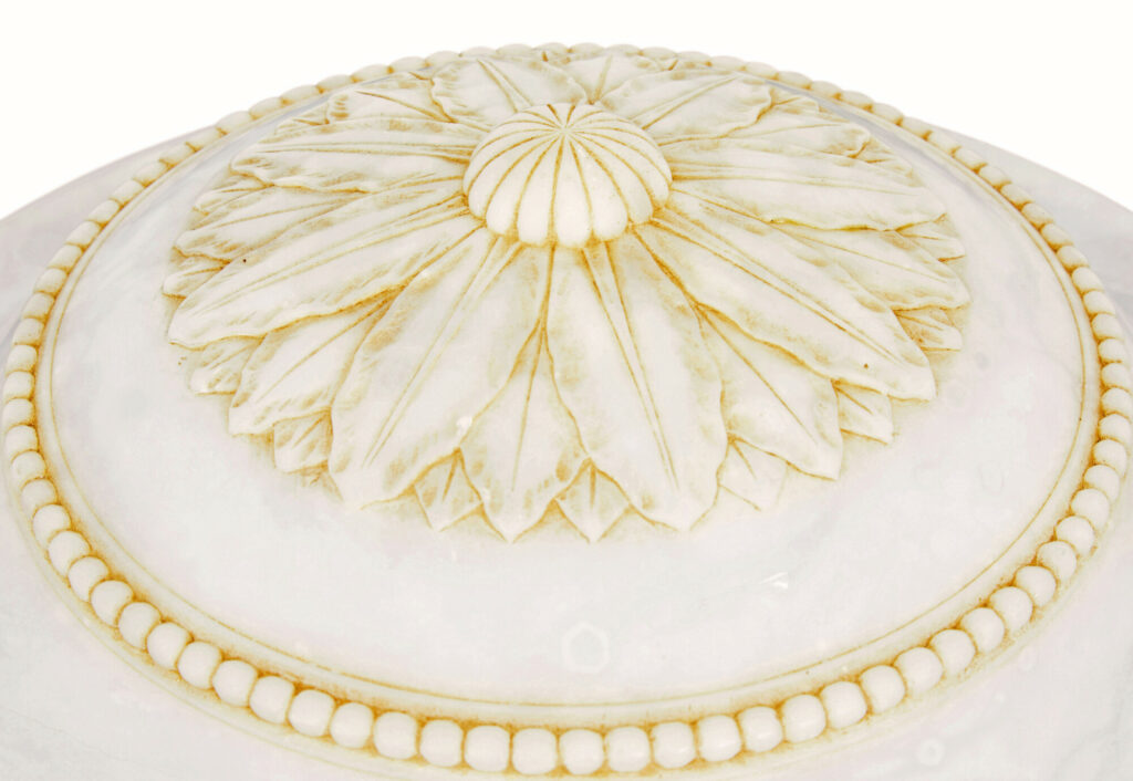 Art Deco Alabaster Pendant Light — image 2