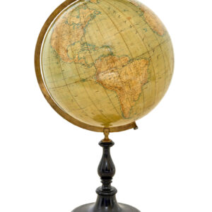 LARGE EARLY 20TH CENTURY GLOBE ON STAND BY JORDGLOB