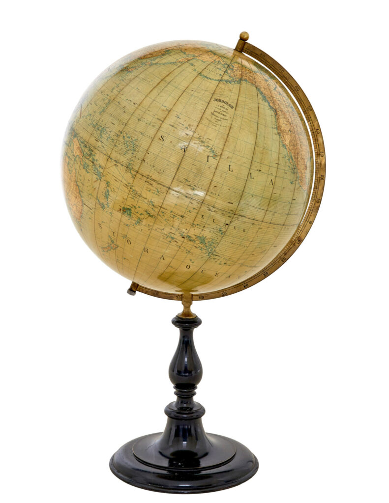 Large Early 20th Century Globe on Stand by Jordglob — image 8