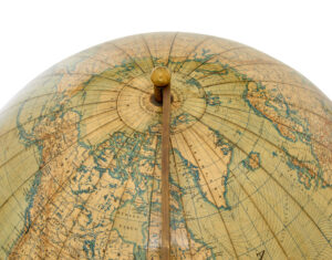 Large Early 20th Century Globe on Stand by Jordglob — thumbnail 6