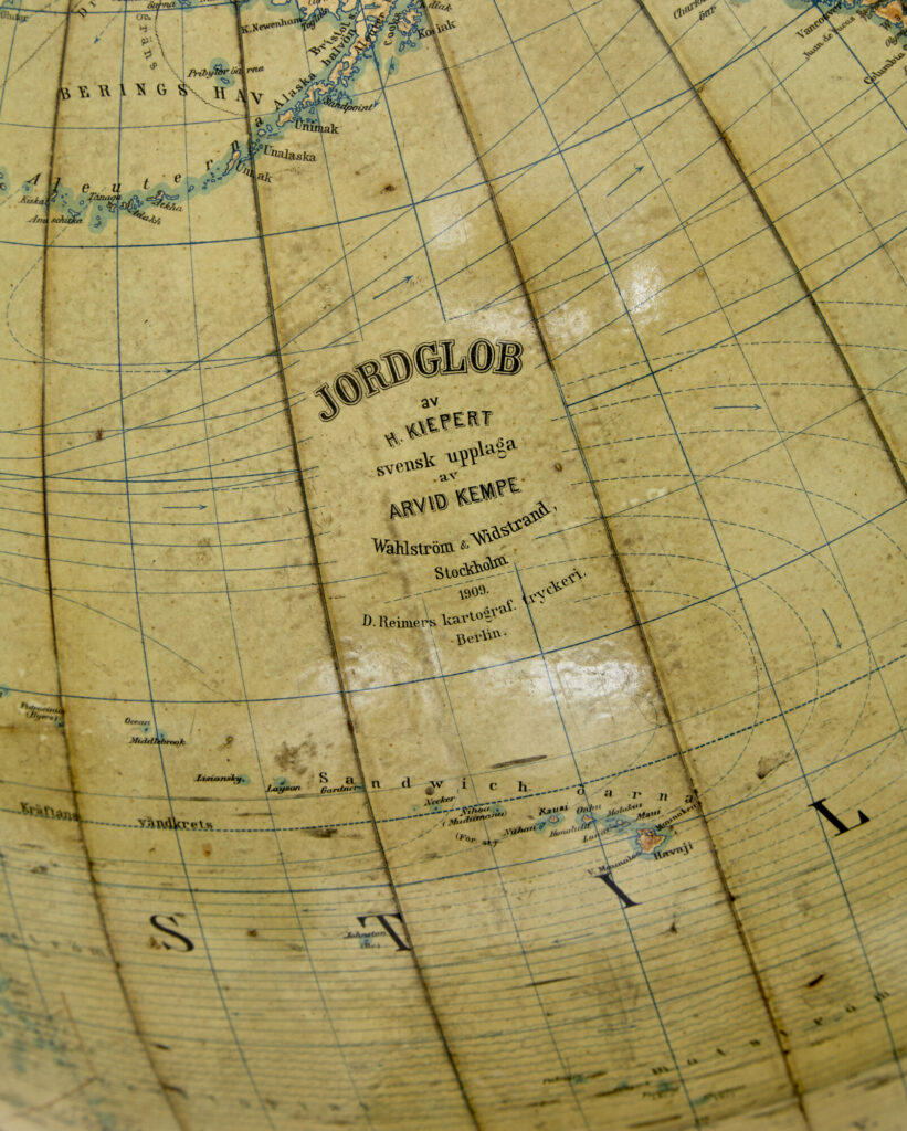 Large Early 20th Century Globe on Stand by Jordglob — image 4
