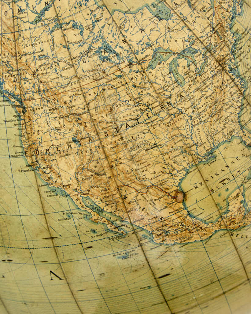 Large Early 20th Century Globe on Stand by Jordglob — image 2