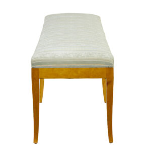 Early 20th Swedish Birch Long Bedroom Stool — thumbnail 7