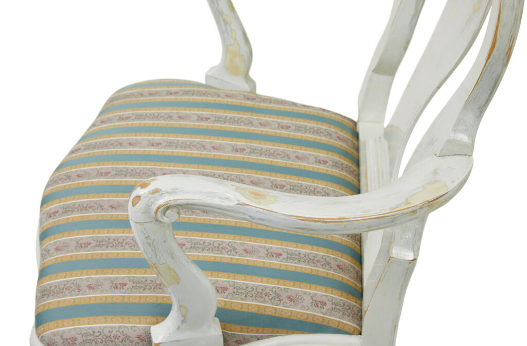 Set of 14 Lacquered Queen Anne Influenced Dining Chairs — image 7