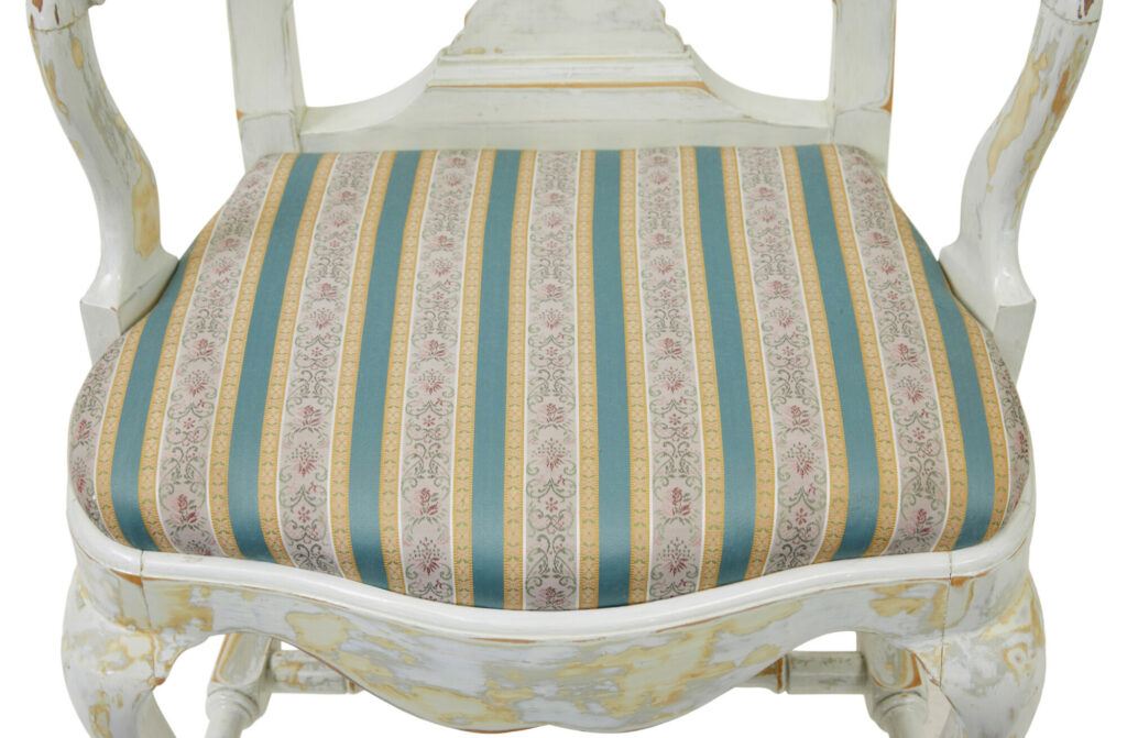 Set of 14 Lacquered Queen Anne Influenced Dining Chairs — image 6