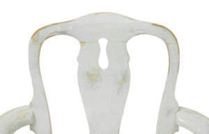 Set of 14 Lacquered Queen Anne Influenced Dining Chairs — thumbnail 5