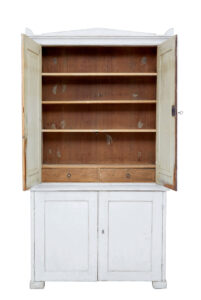 Swedish Early 19th Century Painted Pine Cabinet — thumbnail 3