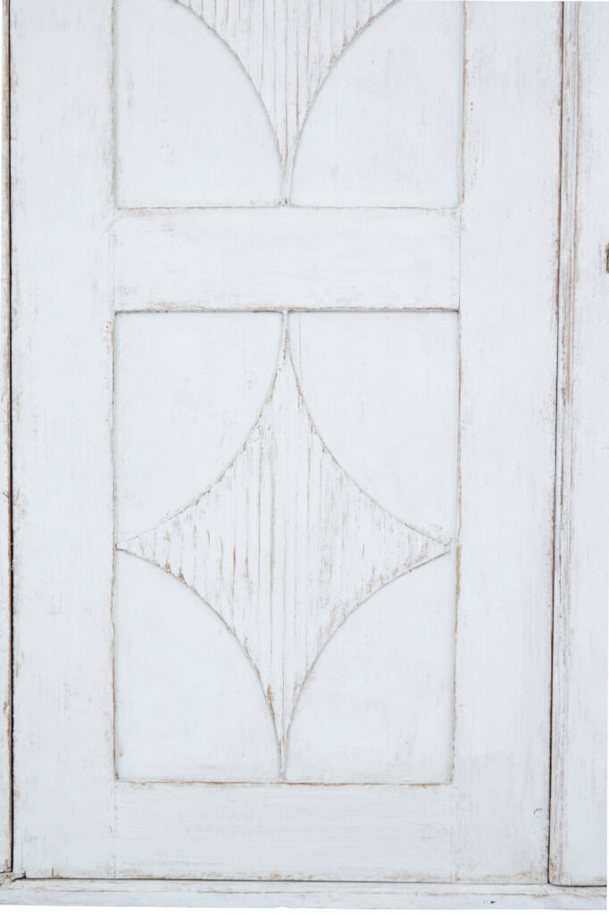 Swedish Early 19th Century Painted Pine Cabinet — image 7