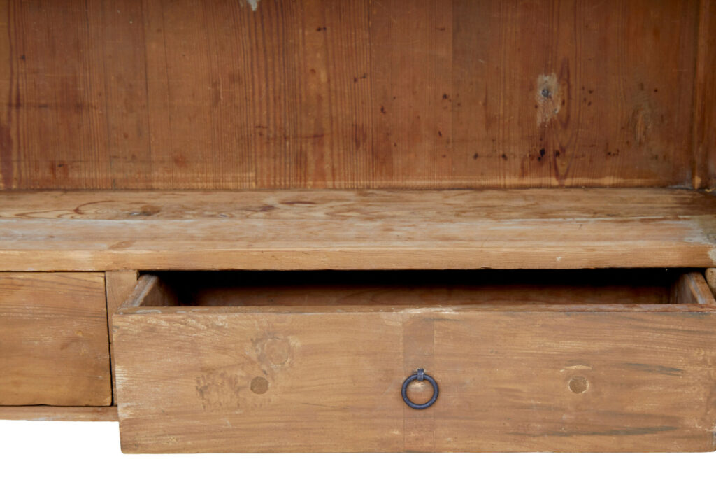 Swedish Early 19th Century Painted Pine Cabinet — image 6