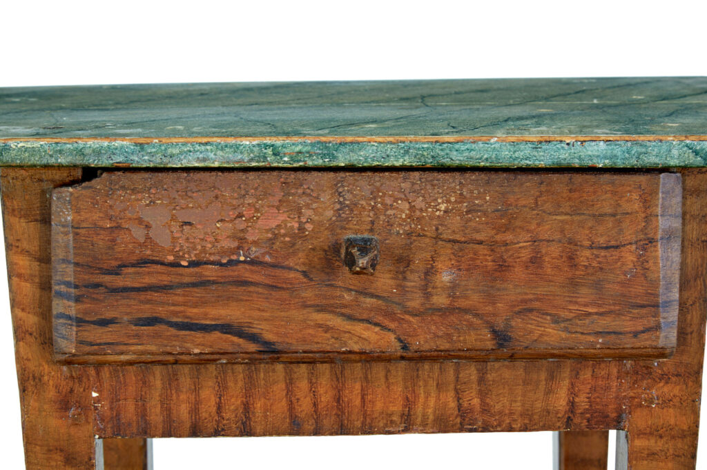 Pair of Traditional Painted Swedish Side Tables — image 6