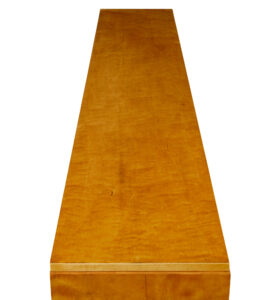 Mid Century Swedish Birch Low Open Bookcase — thumbnail 9