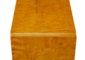 Mid Century Swedish Birch Low Open Bookcase — thumbnail 8