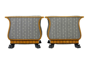 Fine Quality Pair of Art Deco Burr Birch Club Armchairs — thumbnail 9