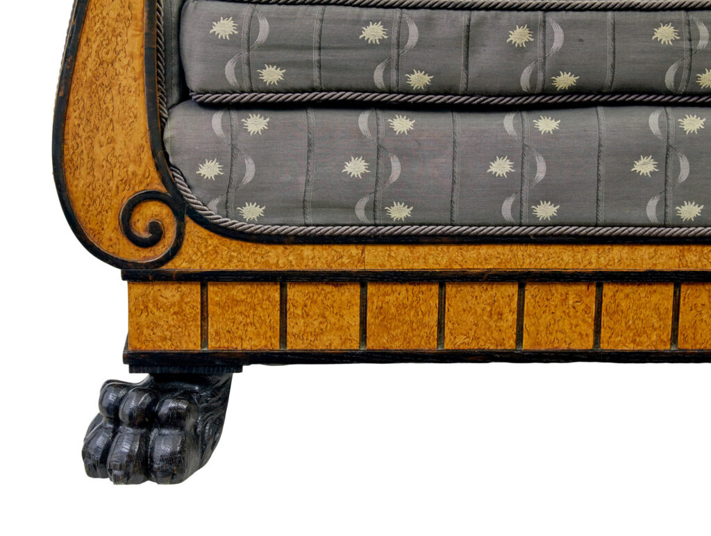 Fine Quality Pair of Art Deco Burr Birch Club Armchairs — image 7