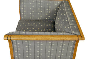 Fine Quality Pair of Art Deco Burr Birch Club Armchairs — thumbnail 2