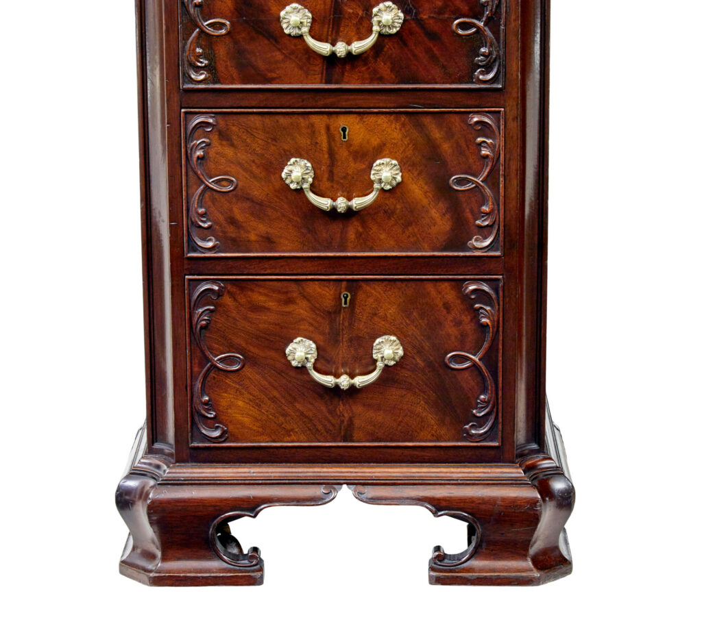 Early 20th Century Mahogany Pedestal Desk by Hobbs &Amp; Co — image 6